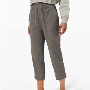 Lululemon Beyond the Studio Crop in Grey Sage size 8